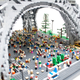 Illustration for article titled Its the Tiny Tourists That Make This Lego Eiffel Tower So Perfect